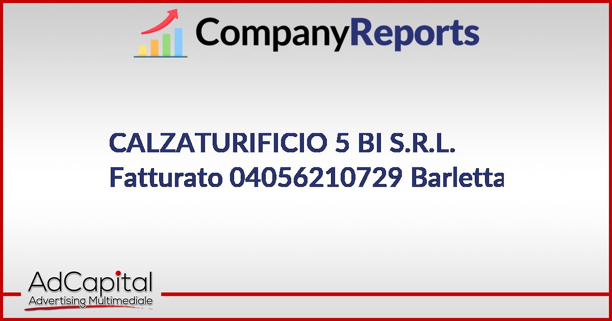 Calzaturificio sales 5bi srl