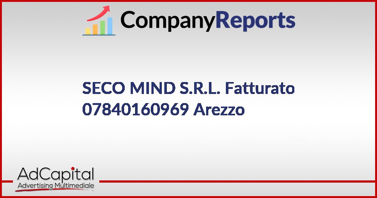 SECO MIND S.R.L. Fatturato 07840160969 Arezzo